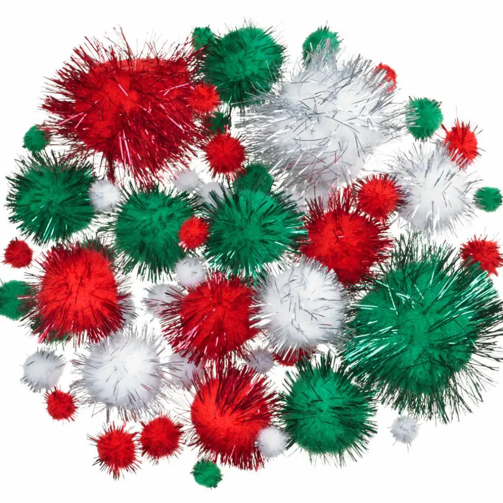 Pompoms glitter