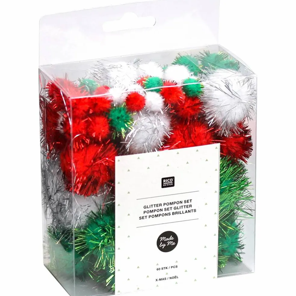 Pompoms glitter