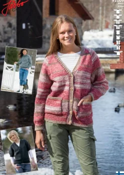 Raggi, sockgarn, regnbågsfärgad