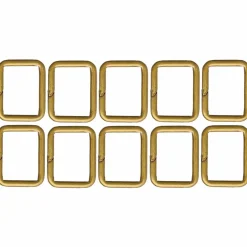 Rektangulär Ring Antik Mässing, antik mässing