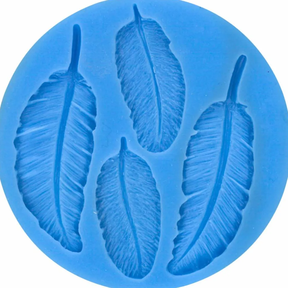 Silikonform Fjädrar