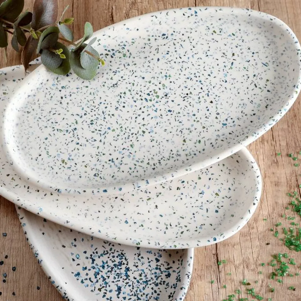 Silikonform oval bricka