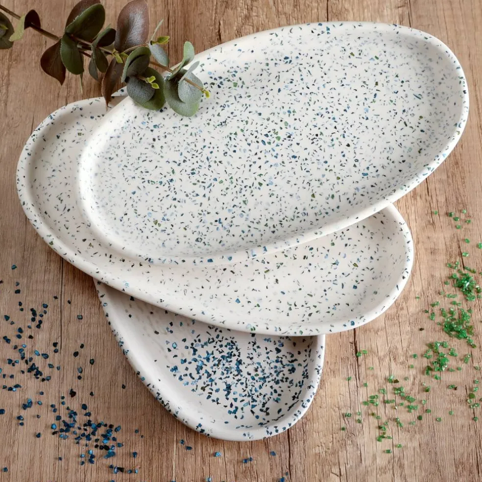 Silikonform oval bricka