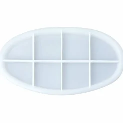 Silikonform oval bricka