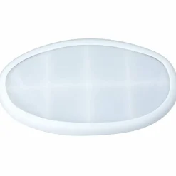 Silikonform oval bricka