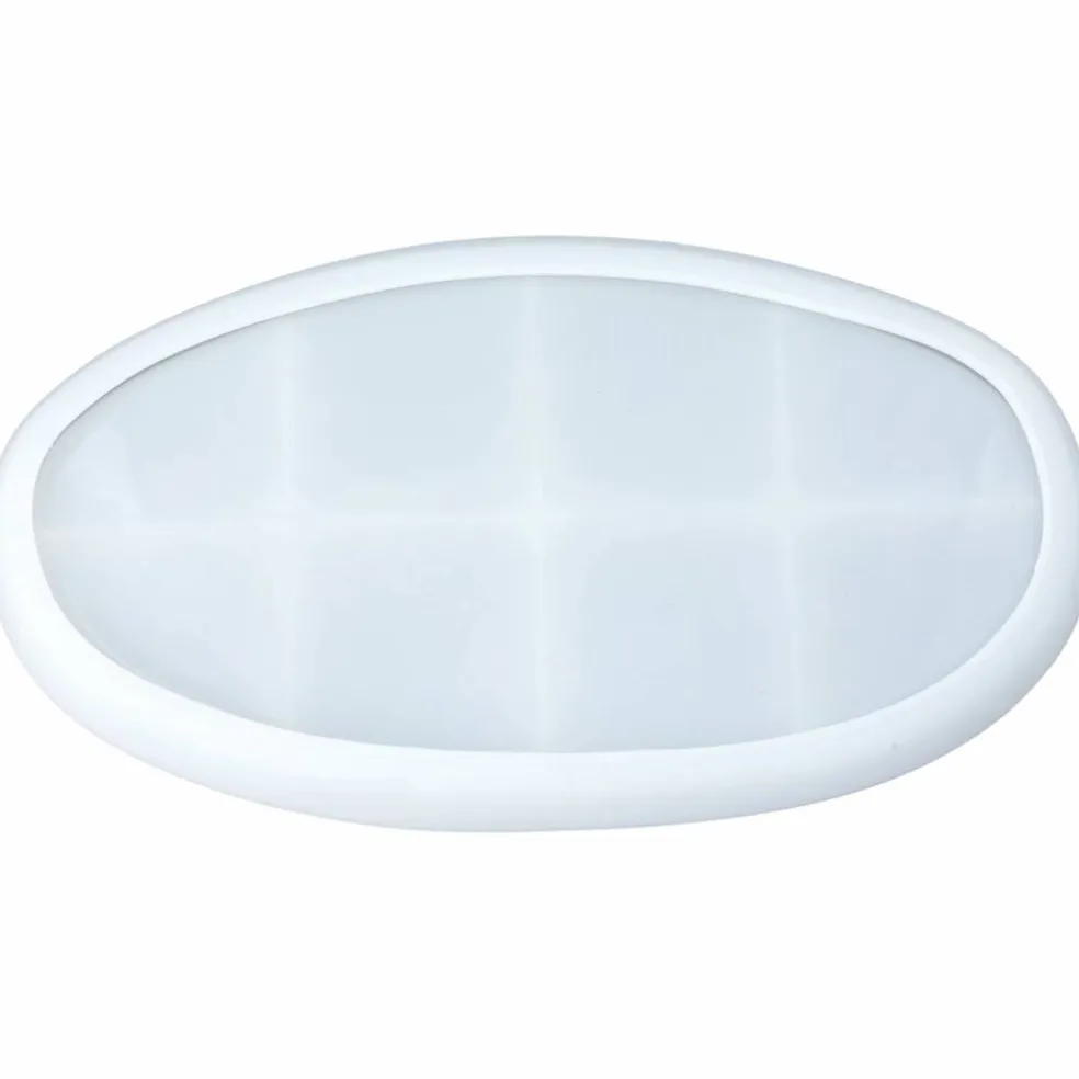 Silikonform oval bricka