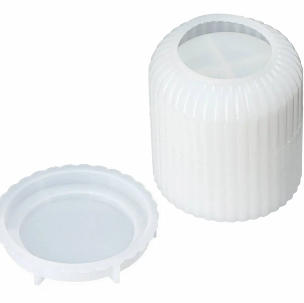 Silikonform skål med lock