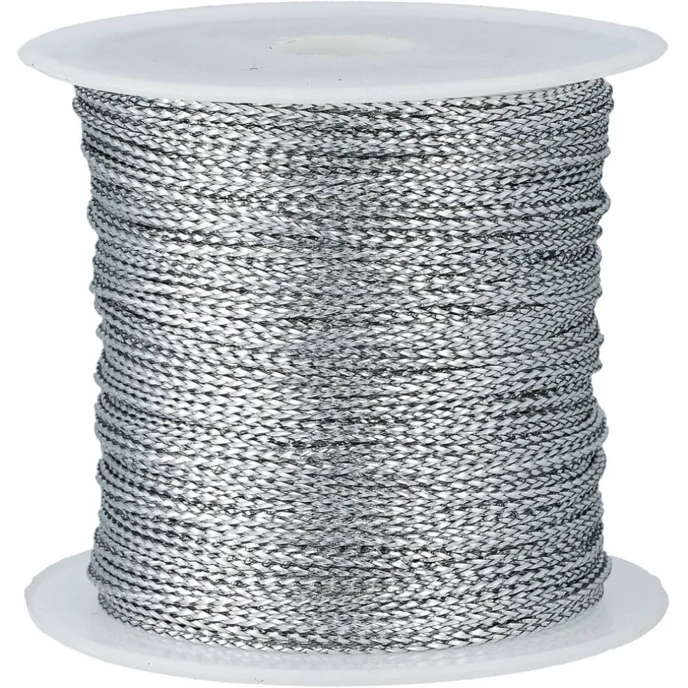 Silverfärgad tråd, 20 m