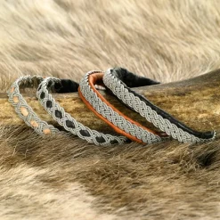 Skinnband 20 mm, antikbrun