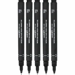 Slöjd-Detaljer Uni Pin fineliner 5-p classic set 2