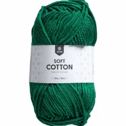 Soft Cotton bomullsgarn, grön