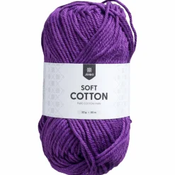 Soft Cotton bomullsgarn, violett