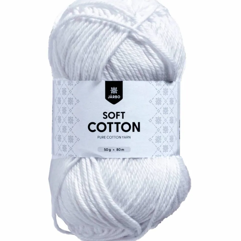Soft Cotton bomullsgarn, vit