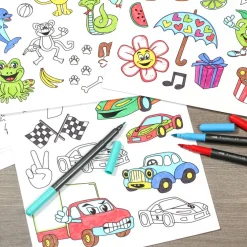 Stickers att färglägga
