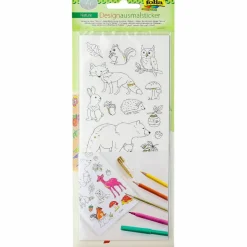 Stickers att färglägga, Natur