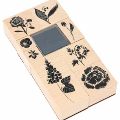 Stämplar Blommor