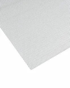 Sträckmetall 385x250 mm, aluminium