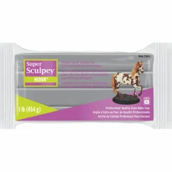 Super Sculpey gray Medium blend