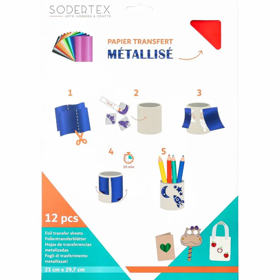 Transferpapper metallic