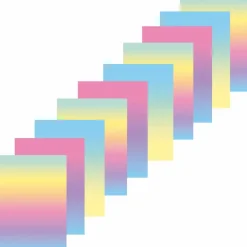 Transparent papper regnbåge