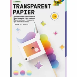 Transparent papper regnbåge
