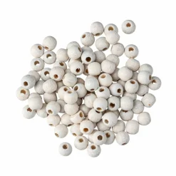 Träpärla 5 mm, brun