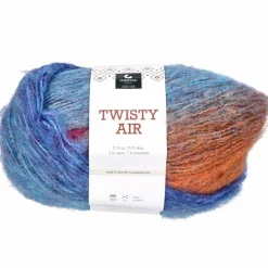 Twisty Air ull/akrylgarn, rosa/mullvad