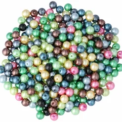 Vaxade glaspärlor 8 mm