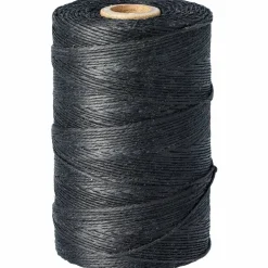 Vaxad lintråd 50 gr 18/3, svart