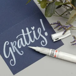 ZIG Cartoonist Brush Pen White